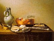 Pieter Claesz Pipes and Brazier USA oil painting artist
